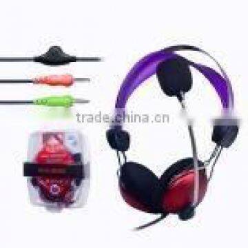 PC Headphone Earphone (GF-OV-L313MV) (computer headphone/headphone with microphone)