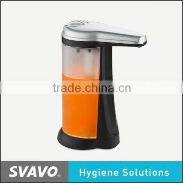 ABS plastic wall mounted foam soap dispenser with hotel bathroom black plastic wall mounted 400ml foam soap dispenser V-472