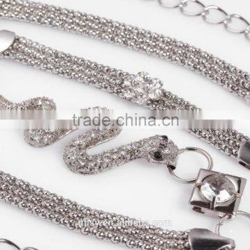 Snake Shaped Manufacture Fashion Zinc Alloy Decorative Ornament Chain Brightness F1-80026 photo-2