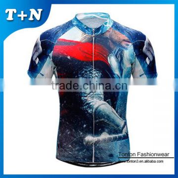 Wholesale men's custom sublimation cycling jersey/wear