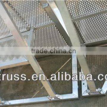 best quality coated portable removable road barricade