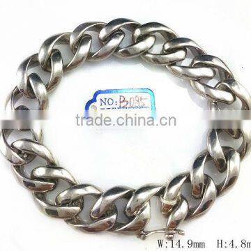 B085 stainless steel loop bracelet for men