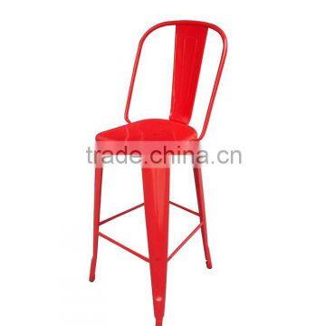 Commercial Use Metal High Stool Chair for Bar Furniture photo-4