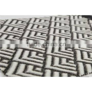 2016 new style 100%polyester interlock knitted jacquard garment fabric