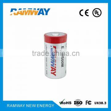 ER26500M battery,C size battery,C size spiral 3.6v lithium battery from Ramway