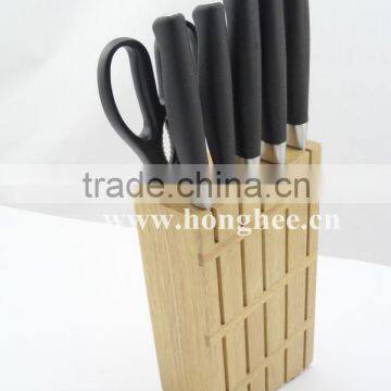 Rubber Wood Knife Block