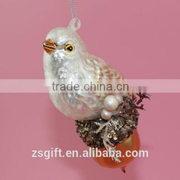 kingly lovely christmas tree ornaments glass bird