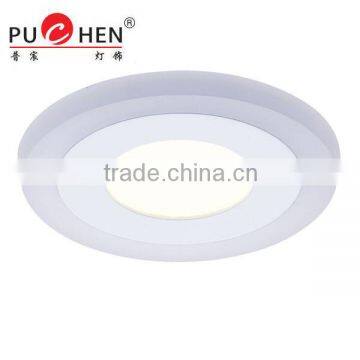 round acrylic 6w 4200K led panel light with side light white color