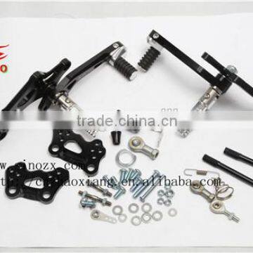 motorcycle assemble footrest/motorcycle tuning parts/motorcycle aluminum parts