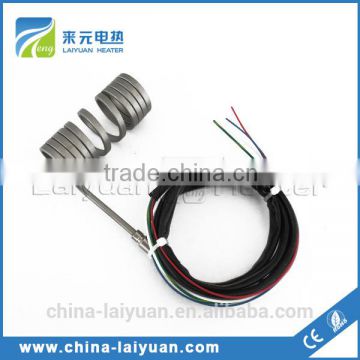 High quality coil heater with thermocouple