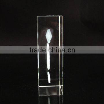 Custom Crystal Laser Engraving Cube for 2d & 3d Bus Image Picture photo-5