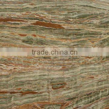 beatiful polished green onyx slab