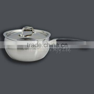 3-layer Stainless Steel Pot with Fine Polishing