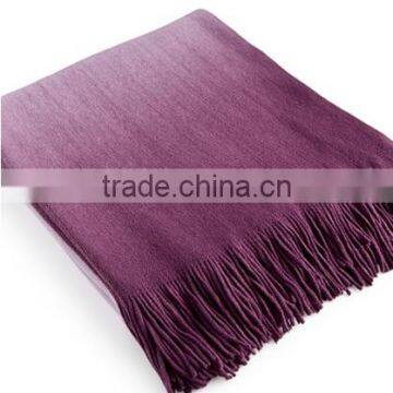 Ombre Throw-plum