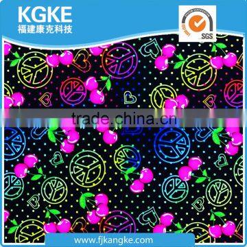 Polyester Spandex Print Mesh Fabric