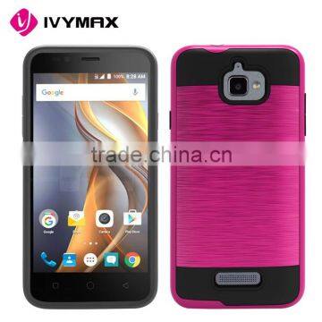 New arrival shockproof hybrid textured pattern grip phone case for Coolpad 3622A catalyst