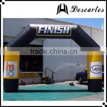 Custom Logo advertising race square archway, inflatable finish line arch for sale