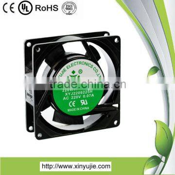 High performance 2300-2600rpm hot water radiator ac fan with electric motor