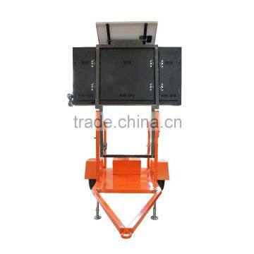 solar power variable message signs with trailer