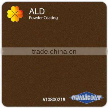 Metallic polyester epoxy powder coatings