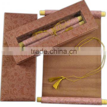 scroll wedding invitations party supplies birthday anniversary invitation scrolls customized wedding cards scroll box invitation