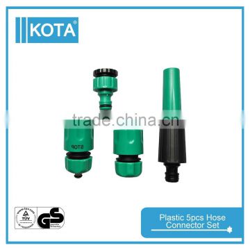 Garden Accessory Plastic 5pcs Hose Connector Set