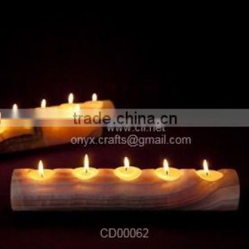 Onyx 5 light Tea Light Holder