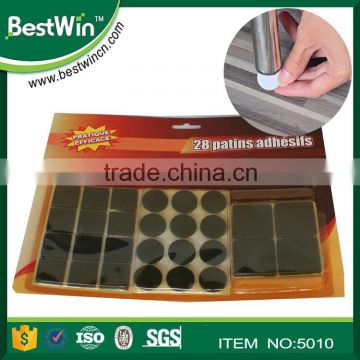 BSTW ISO9001 factory round shape self adhesive felt pads