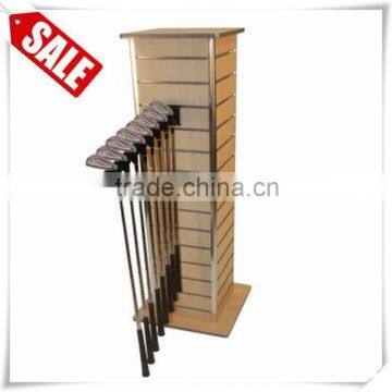 Golf Wooden Slatwall Display