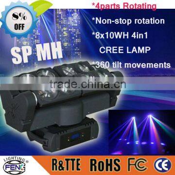 2015 Hottest Beam 8 Eyes Spider Led Moving Head photo-3
