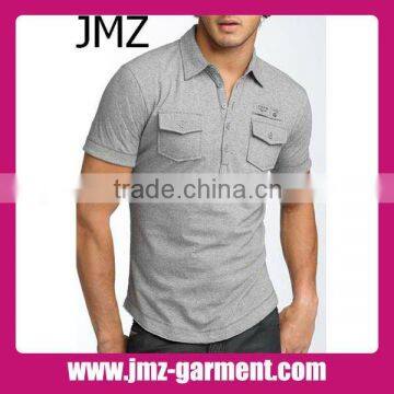 100% cotton pocket polo shirts 2013 design