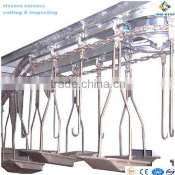 pig slaughter house equipment suspension type pig offal sanitary equipment