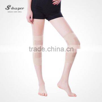 S-SHAPER Self Heating Leg Supporter Far Infrared Ray Dot Knee Cover Compression Support Belt