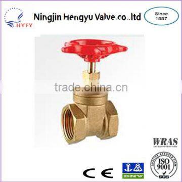 High quality gate valve brass for mini size