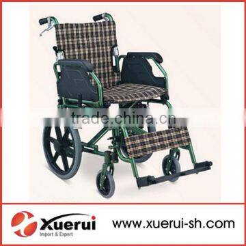 folding portable aluminum wheelchair