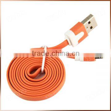 Flat Transfer data cable for iphone charger for iphone 6s cable for iphone 6s USB charger cable 8pin wholesale