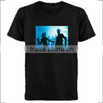 el lighting t-shirts el sound sensor t-shirt
