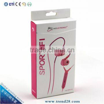 MEE Sport UV box packaging for ear phone