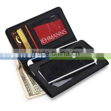 Bi-FOLD Ballastic Nylon Wallet with Phone Compartment for Samsung Galaxy S Blaze 4G Mobile