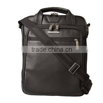 Small Slim Vertical pu Leather Briefcase