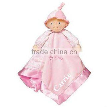 17" soft and cute Personalized Little Princess Security Blanket toy baby