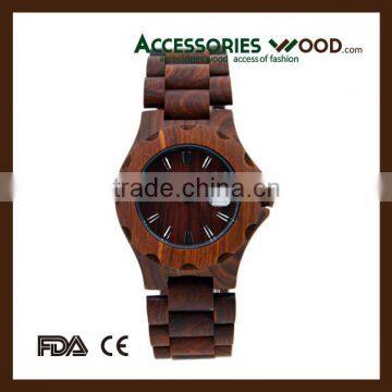 Wrist Watch Man or Woman Wooden Watches Red Sandalwood photo-6
