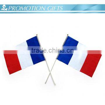 polyester promotion hand stick flags