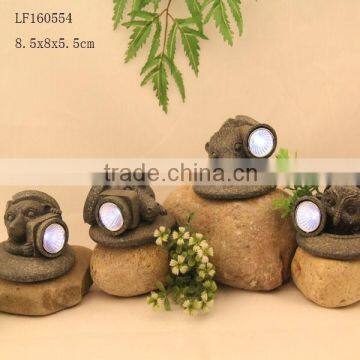 New Products Polyresin Owl Solar Led Lights Outdoor photo-3