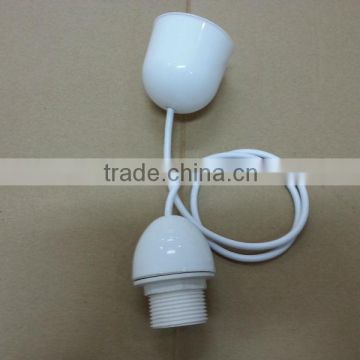 E27 ceiling rose electric plastic lamp holder