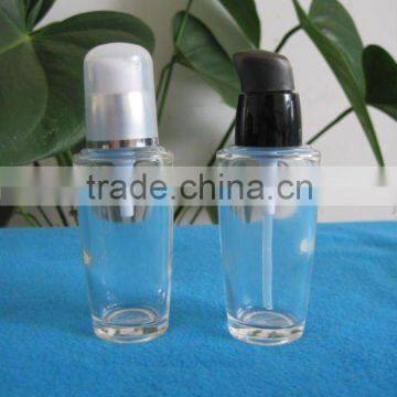 toiletry packing glass bottle with pump spray