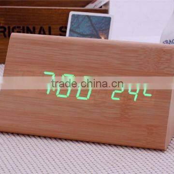 Wood clock