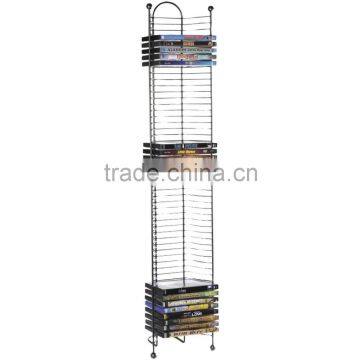 Nestable 52 DVD/BluRay Games Tower CD Rack