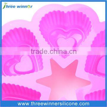 China Factory Cheap Silicone Cake Mold Heart Shape Silicone Cake Mold photo-5
