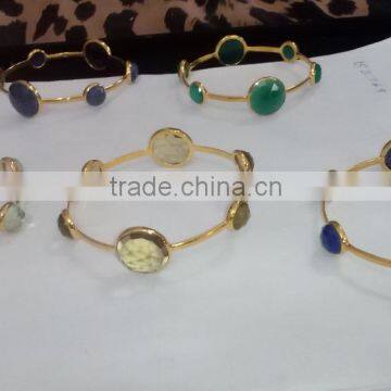 falak gems fashion gold plating fine silver bangles